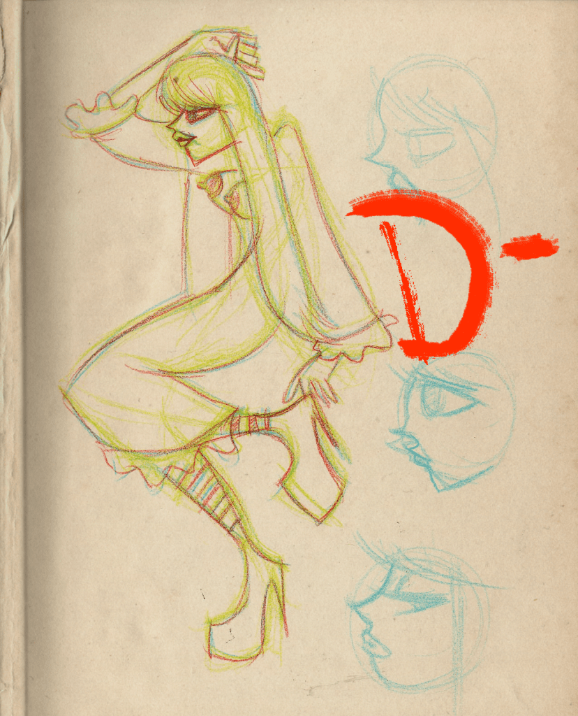 A silhouette of a man standing on a beach during sunset, with an orange and blue sky in the background.