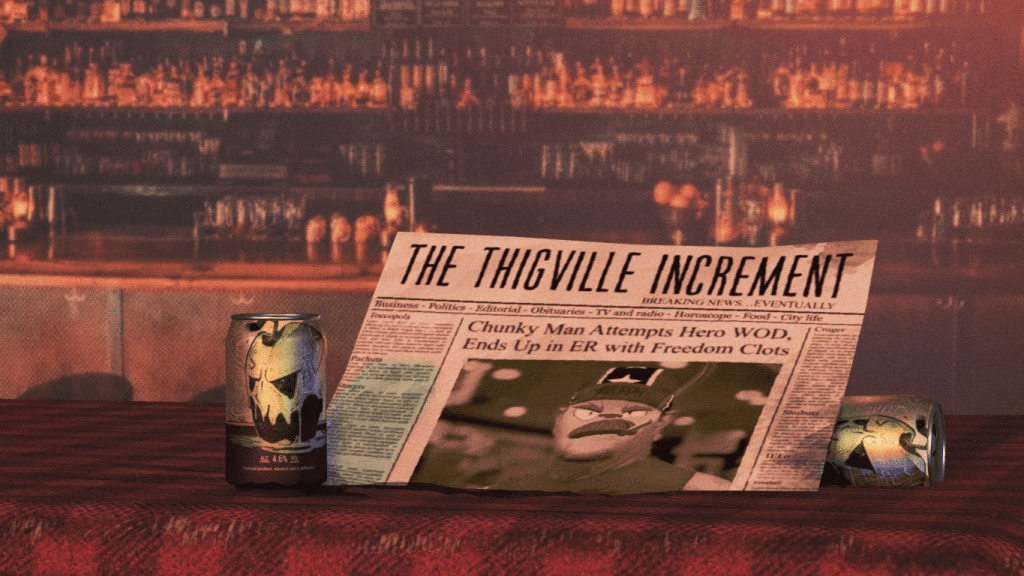 A black and white portrait of a man and woman in formal attire, both looking directly at the camera with serious expressions.