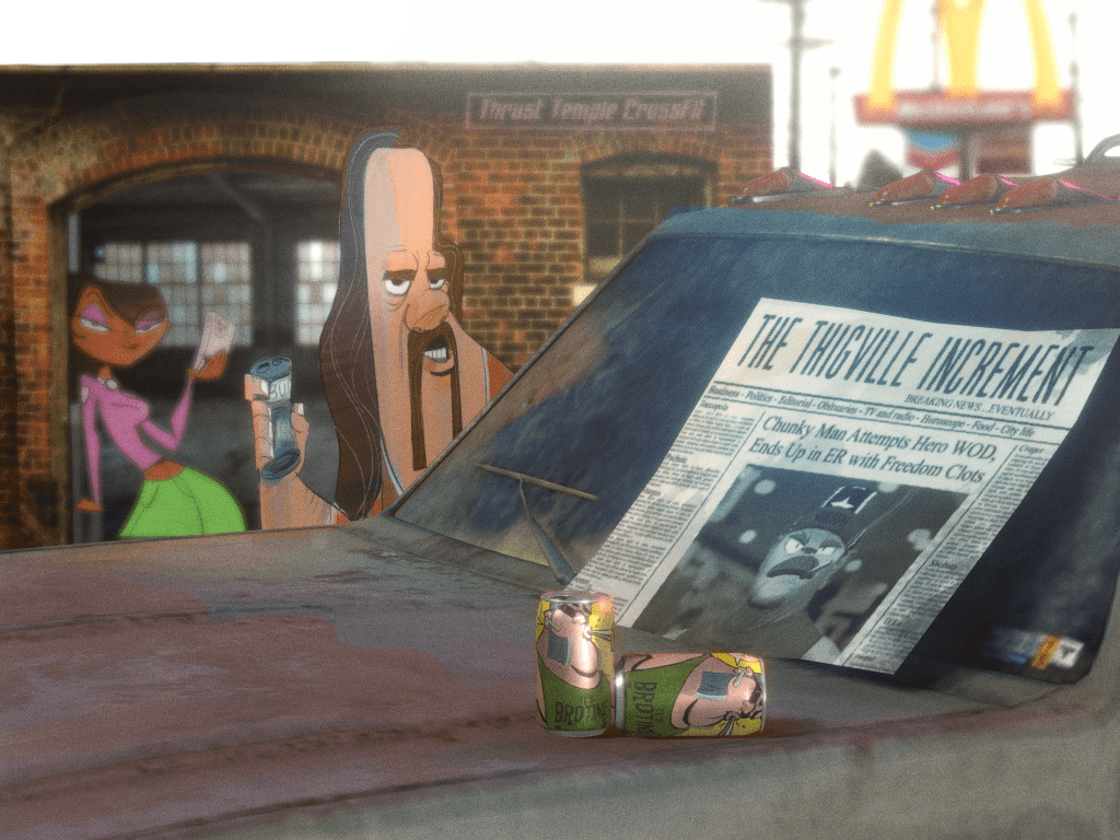 A black and white close-up portrait of a man with a serious expression, highlighting the texture and details of his face.