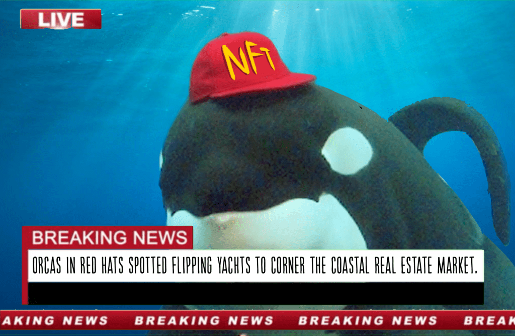 A silhouette of a man standing on a beach during sunset, with an orange and blue sky in the background.